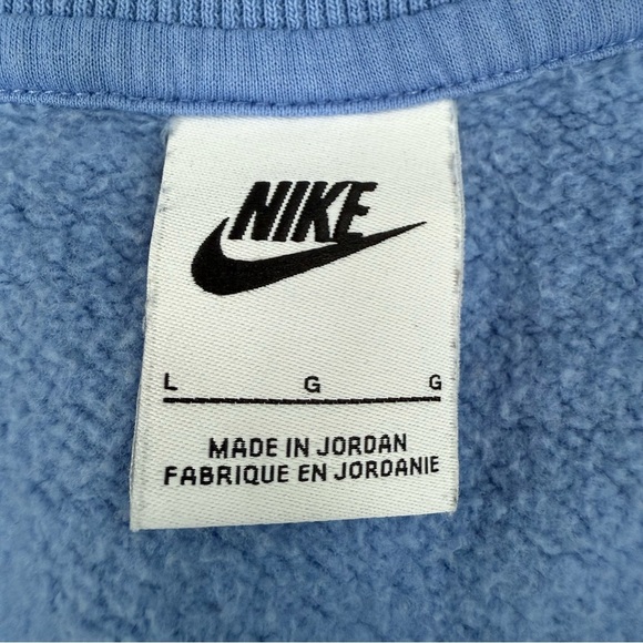 Women’s Nike Phoenix Fleece Half Zip Cropped Pullover Sweatshirt Large - Picture 11 of 16